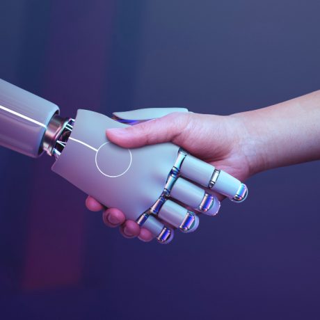 robot-handshake-human-background-futuristic-digital-age